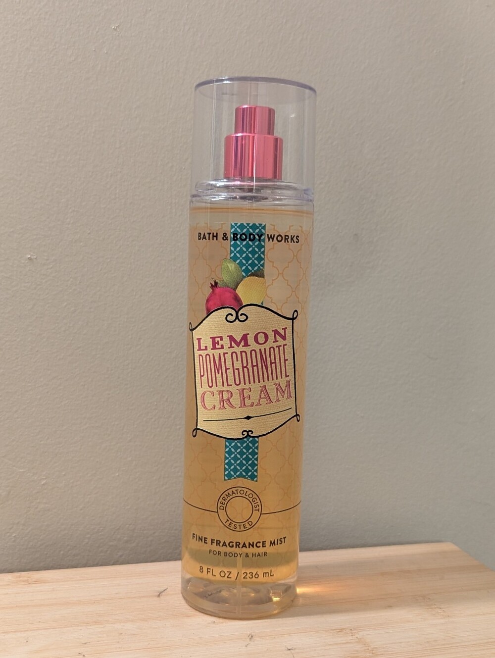Bath & Body Works Lemon Pomegranate Cream Fine Fragrance Mist - Pink Accents